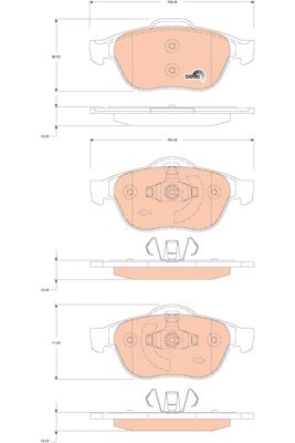 Renault Scenic 2003-2010 Arası 2.0 TRW Marka Ön Balata