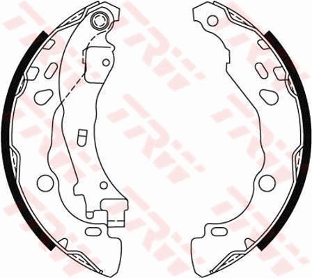 Citroen C3 2002-2007 Arası 1.4 i Bivalent TRW Marka Pabuçlu Balata