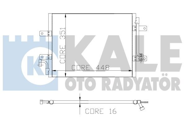 Palio 1.3 Klima Radyatörü Kale KAL-010ABC040