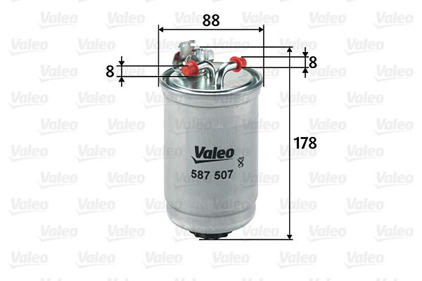 Volkswagen Jetta 1983-1992 Arası 1.6 TD Valeo Marka Yakıt Filtresi