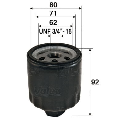 Volkswagen Polo 1981-1994 Arası 1.0 Cat Valeo Marka Yağ Filtresi