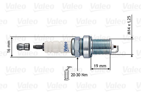 Alfa Romeo 155 1992-1997 Arası 1.7 T.S., 2.0 T.S., 1.8 T.S., 1.8 T.S. Sport Valeo Marka Buji