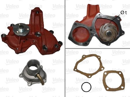 Fiat Uno 1983-2013 Arası 60 Diesel 1.7 Valeo Marka Devirdaim Su Pompası