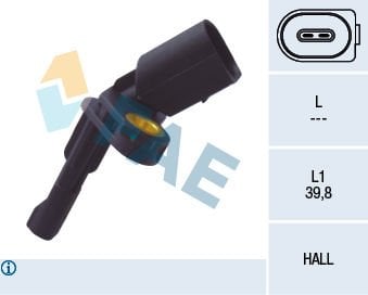 Skoda Octavia 2004-2013 Arası 1.6 LPG FAE Marka Arka Abs Sensörü