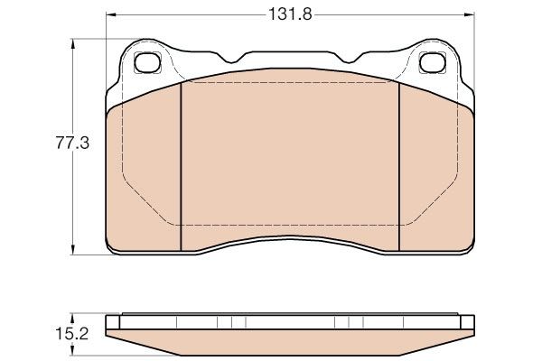 Renault Megane 2008-2012 Arası 2.0 R.S. TRW Marka Ön Balata