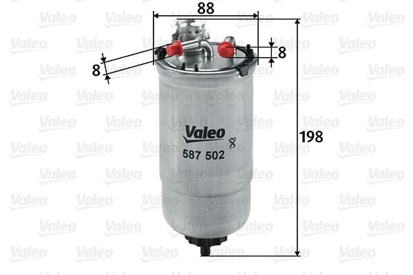 Volkswagen Polo 2001-2014 Arası 1.9 SDI Valeo Marka Yakıt Filtresi