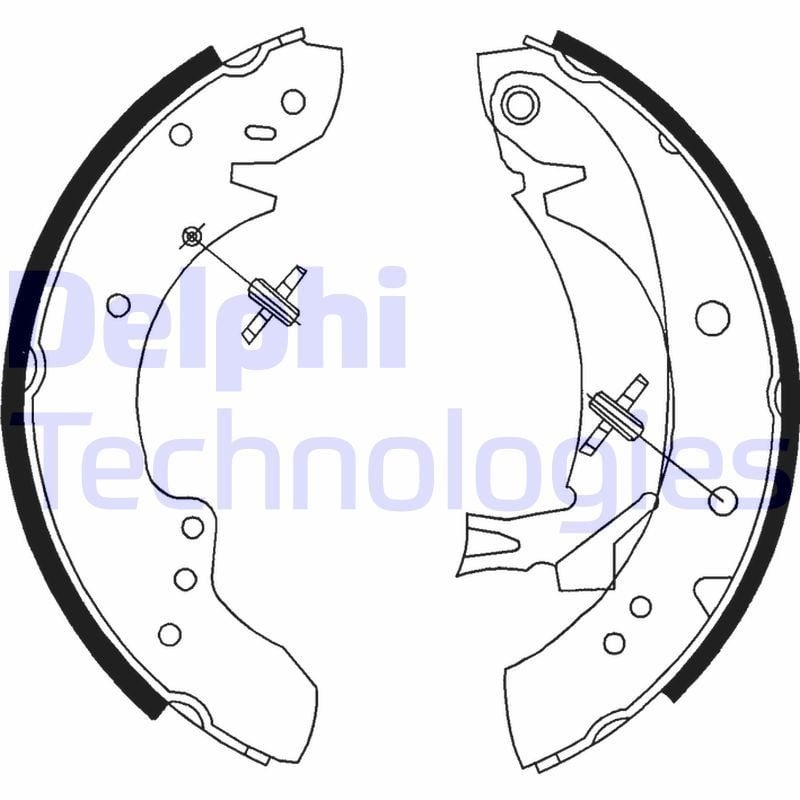 Fiat Ducato 1990-2005 Arası 1.9 TD Delphi Marka Pabuçlu Balata