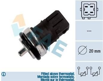 Hararet Müşürü Scenic II 1.6 16v FAE Marka FAE-33810