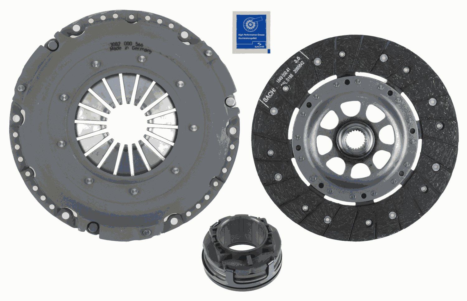 Volkswagen Passat 1996-2001 Arası 1.9 TDI Sachs Marka Debriyaj Seti