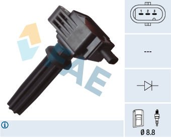 Ford Mondeo 2007-2016 Arası 2.0 EcoBoost FAE Marka Ateşleme Bobini