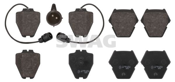Audi A8 1994-2005 Arası 2.5 TDI, S8 quattro, 3.7 quattro, 2.8, 3.7, 4.2 quattro, 3.3 TDI quattro Swag Marka Ön Fişli Balata