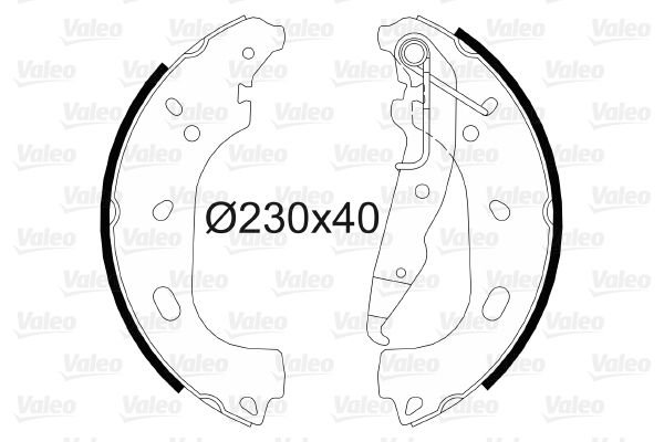Opel Astra 2004-2014 Arası 1.7 CDTi Valeo Marka Pabuçlu Balata
