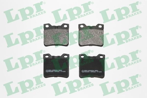 Peugeot 406 1995-2005 Arası 1.6, 2.1 TD 12V, 1.8 16V, 1.9 TD, 1.9 D LPR Marka Arka Balata