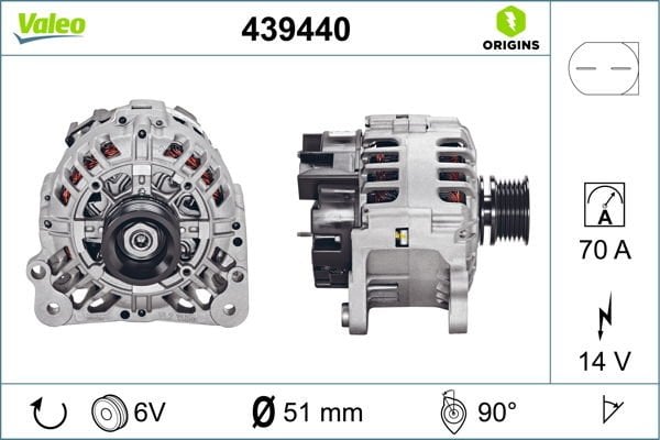Seat Inca 1995-2003 Arası 1.4 i Valeo Marka Alternatör