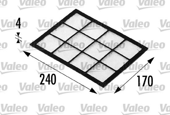 Fiat Albea 1996-2016 Arası 1.6 16V Valeo Marka Polen Filtresi