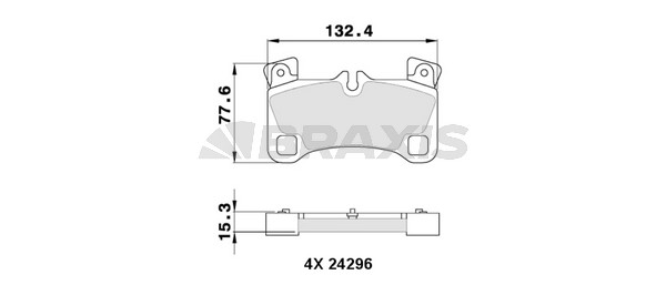 Audi Q7 2006-2016 Arası 4.2 FSI quattro Braxis Marka Arka Balata