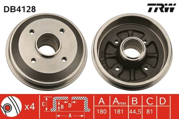 Citroen Zx 1991-1999 Arası 1.9 D TRW Marka Kampana