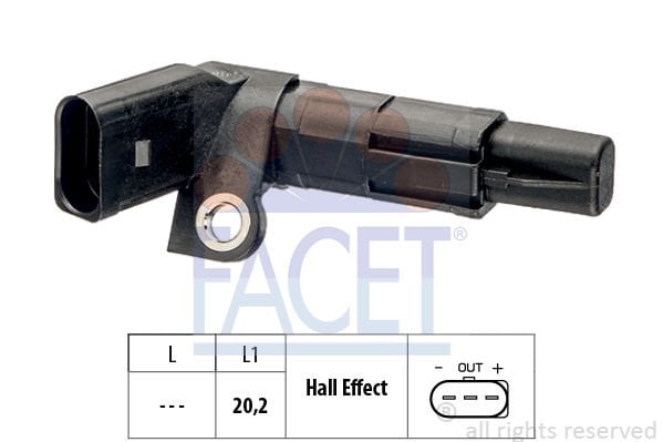 Skoda Fabia 1999-2014 Arası 1.2, 1.2 12V Facet Marka Krank Sensörü