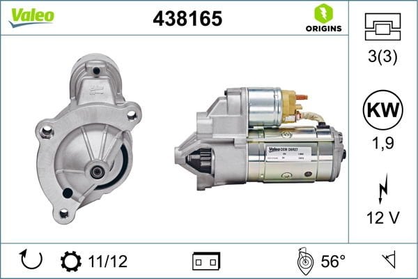 Citroen Ds4 2011-2015 Arası 2.0 HDi 165 Valeo Marka Marş Motoru