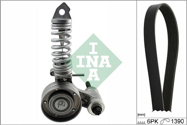 Opel Adam 2012-2019 Arası 1.4 LPG INA Marka Vantilatör Kayış Seti