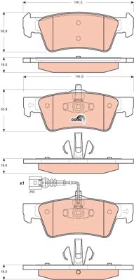 Volkswagen Multivan 2003-2015 Arası 2.5 TDI TRW Marka Arka Balata