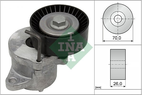 Opel Astra 2009-2015 Arası 2.0 CDTI INA Marka Vantilatör Kayış Gergi Rulmanı