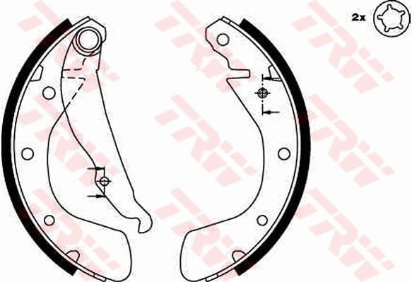Opel Corsa 1982-1993 Arası 1.5 TD TRW Marka Pabuçlu Balata