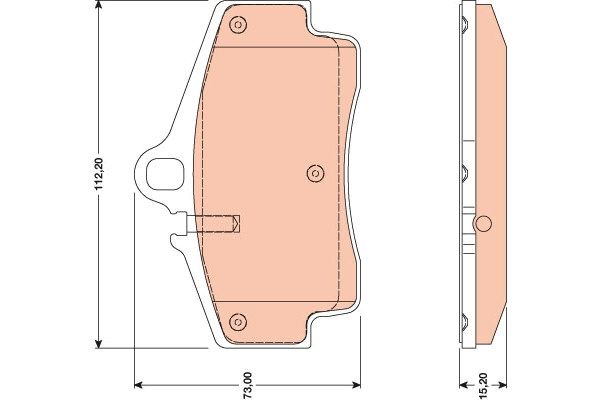Porsche Boxster 1996-2013 Arası S 3.4 TRW Marka Arka Balata