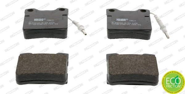 Peugeot 605 1989-1999 Arası 2.1 TD 12V Ferodo Marka Arka Balata