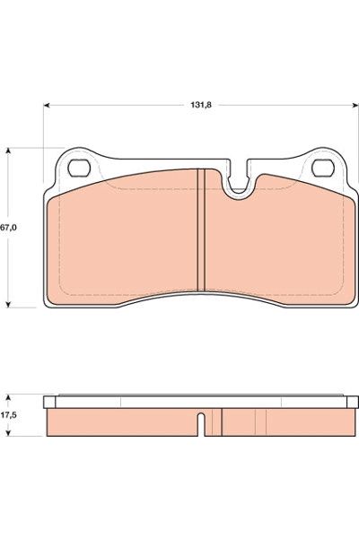 Audi R8 2007-2015 Arası 5.2 FSI quattro TRW Marka Arka Balata