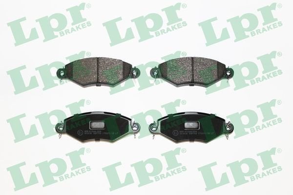 Peugeot 206 1998-2012 Arası 1.1 i, 1.4 i LPR Marka Ön Balata