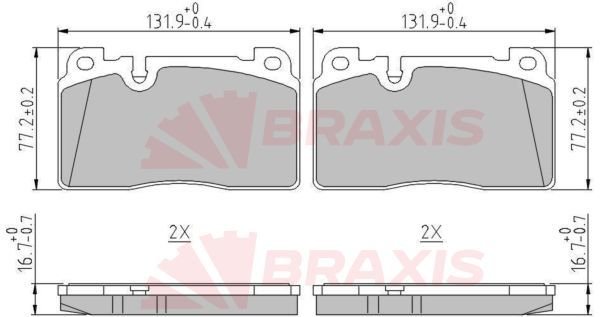 Audi A6 2012-2018 Arası 3.0 TFSI quattro Braxis Marka Ön Balata
