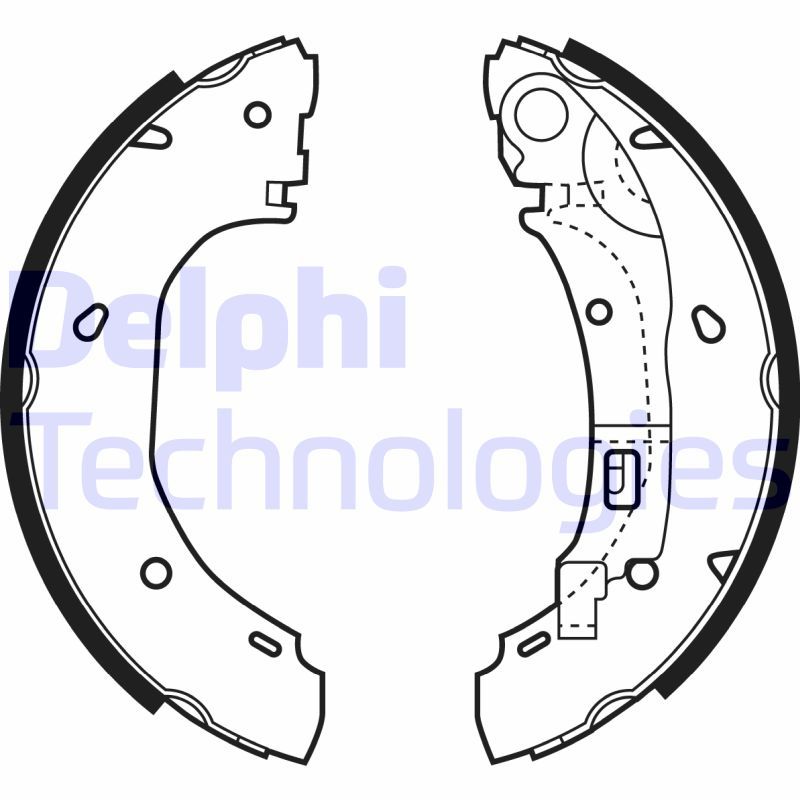 Fiat Ducato 2006-2010 Arası 3 D Delphi Marka Pabuçlu Balata
