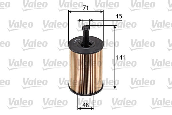 Volkswagen Sharan 1995-2010 Arası 2.0 TDI Valeo Marka Yağ Filtresi