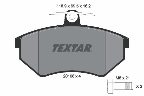 Volkswagen Passat 1979-1997 Arası 1.8 Textar Marka Ön Balata