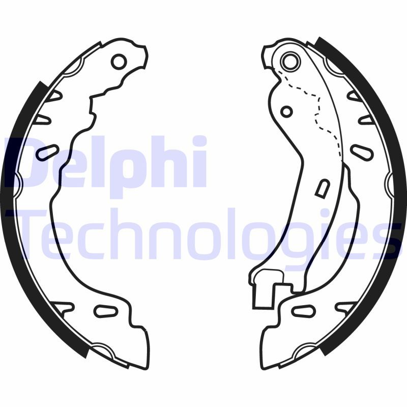 Fiat 500 2007-2011 Arası 1.2 Delphi Marka Pabuçlu Balata