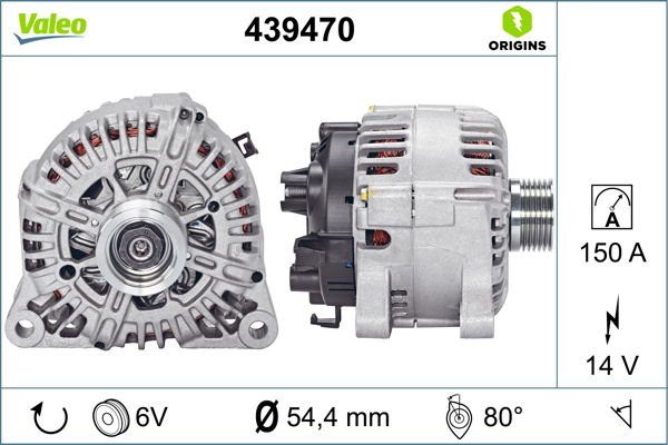 Peugeot 406 1995-2005 Arası 3.0 V6 Valeo Marka Alternatör