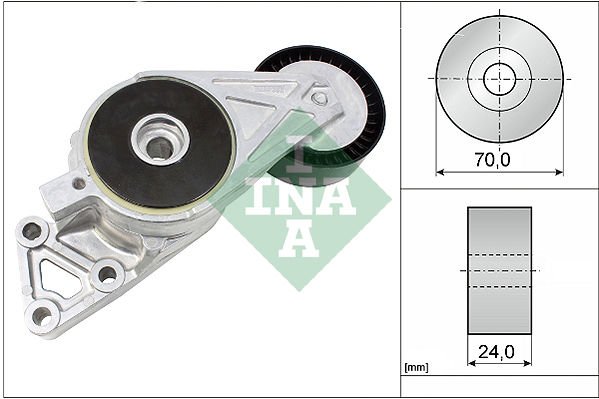 Volkswagen Polo 1995-2009 Arası 100 1.6 INA Marka Vantilatör Kayış Gergi Rulmanı