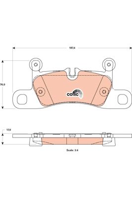 Porsche 911 2011-2016 Arası 3.4 Carrera TRW Marka Arka Balata
