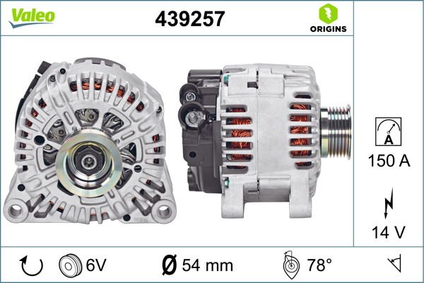 Peugeot 406 1995-2005 Arası 2.0 HDi 110, 2.0 HDI 110 Valeo Marka Alternatör