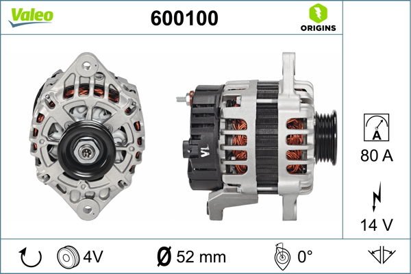 Chevrolet Kalos 2005-2010 Arası 1.2, 1.4, 1.2 LPG Valeo Marka Alternatör