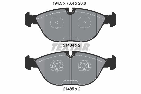 Audi A4 1994-2002 Arası RS4 quattro Textar Marka Ön Balata