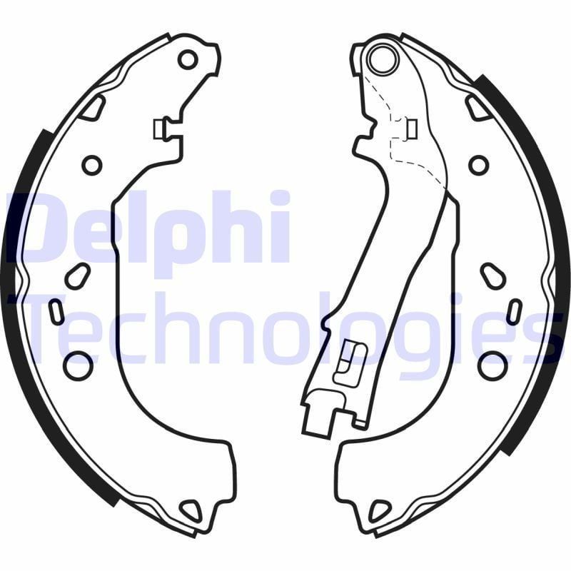 Fiat Pratico 2010-2014 Arası 1.6 D Multijet Delphi Marka Pabuçlu Balata