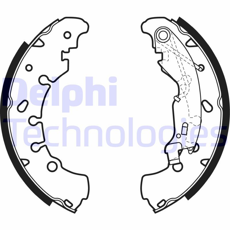 Fiat Punto 2005-2009 Arası 1.2 Delphi Marka Pabuçlu Balata
