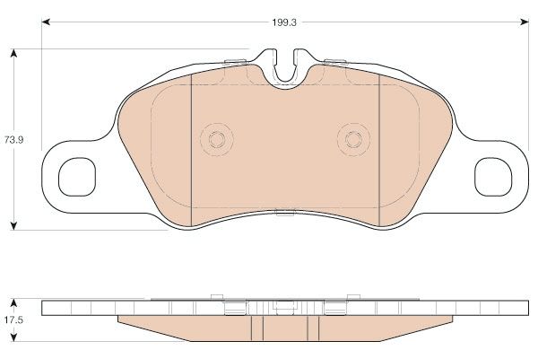 Porsche Boxster 2012-2016 Arası 2.7 TRW Marka Ön Balata