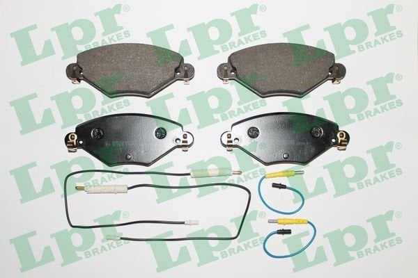 Citroen C5 2001-2008 Arası 2.0 16V, 2.0 HDi, 2.0 16V HPi, 1.8 16V, 1.6 HDi LPR Marka Ön Fişli Balata