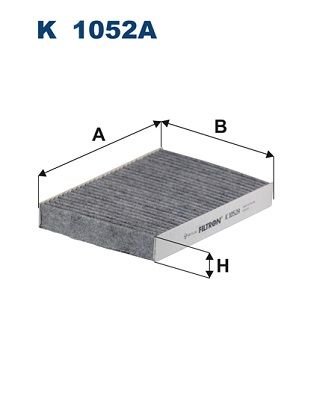 Renault Megane 1995-2004 Arası 1.9 dT Filtron Marka Karbonlu Polen Filtresi