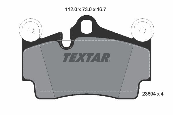 Volkswagen Touareg 2002-2013 Arası 5.0 V10 TDI Textar Marka Arka Balata