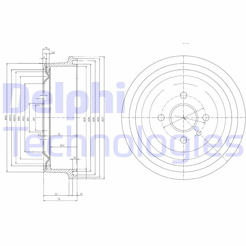 Opel Kadett 1979-1991 Arası 1.6 D, 1.6 S Delphi Marka Kampana