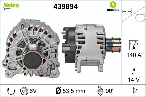 Skoda Yeti 2009-2017 Arası 1.2 TSI, 2.0 TDI 4x4, 2.0 TDI Valeo Marka Alternatör